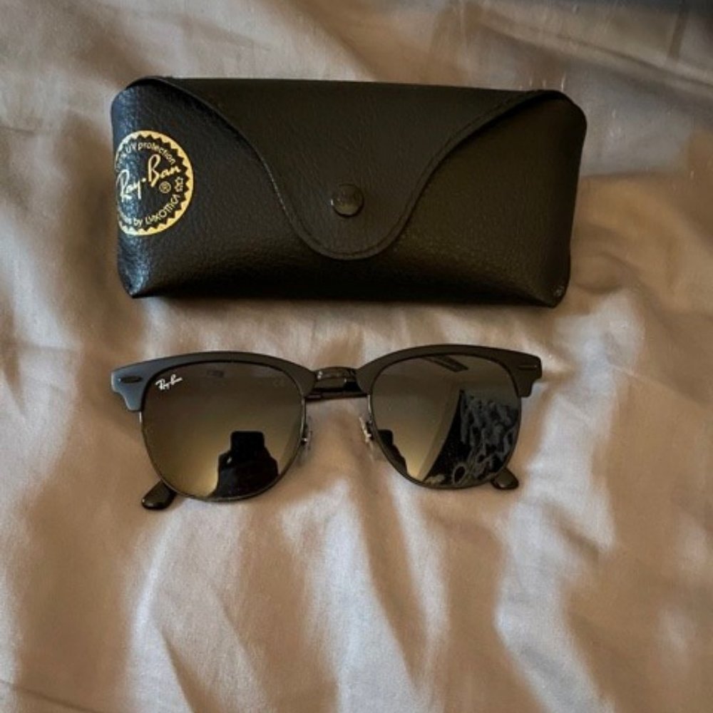 Ray-Ban Clubmaster Metal RB3716 Black